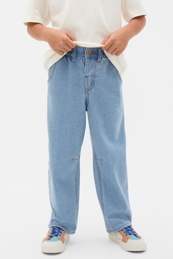 Baggy Denim Jean  Light Wash  hi-res