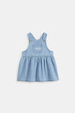 Core Logo Pinafore  Light Wash  hi-res