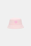 Mini Girls Initial Bucket Hat  H  hi-res