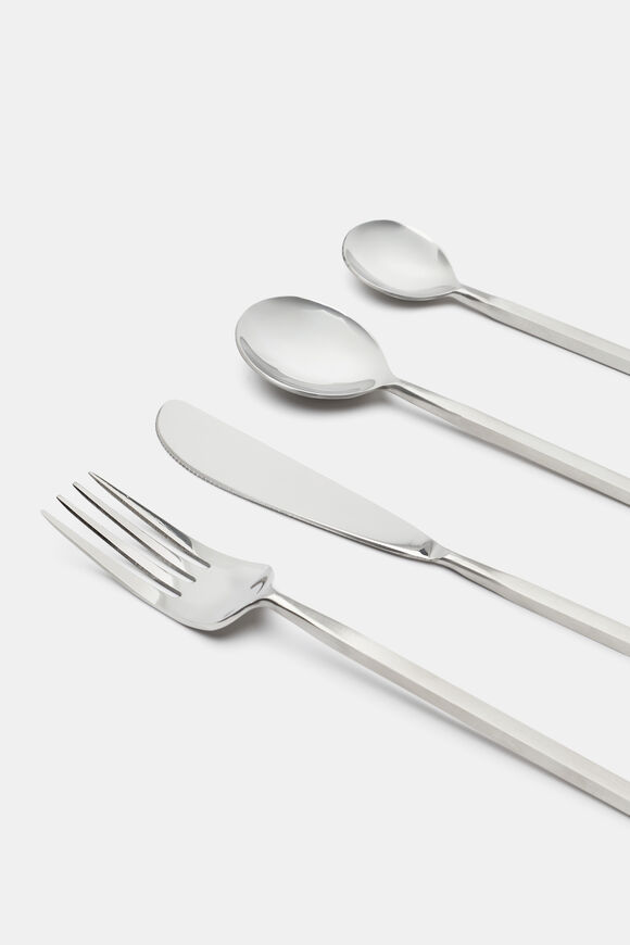 Lana Cutlery Set of 16  Silver  hi-res