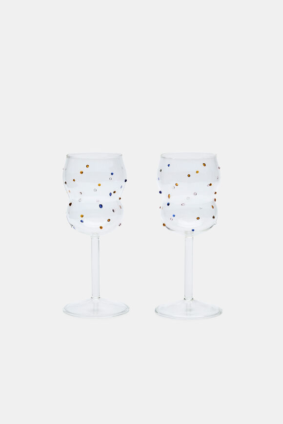 Ellis Wine Glass Set of 2  Multi  hi-res