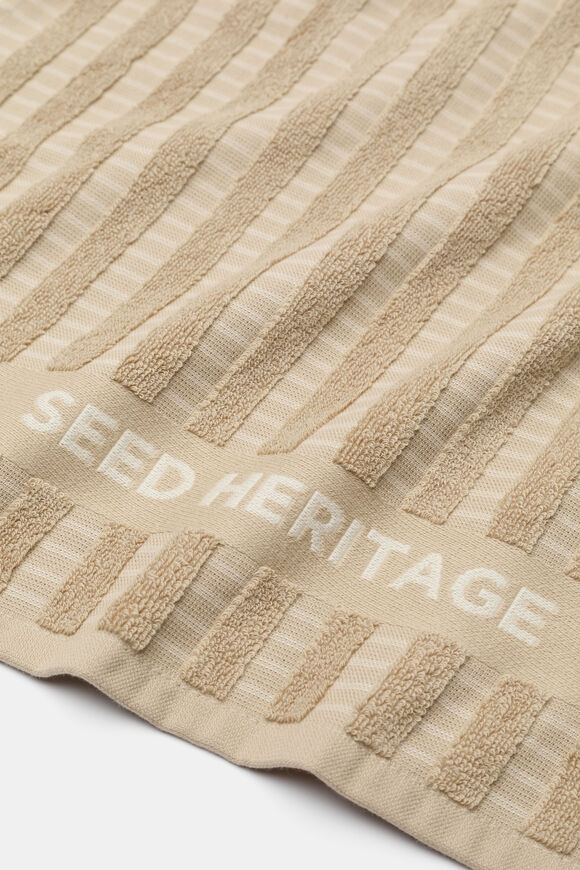 Textured Tea Towel  Cashew Cream  hi-res