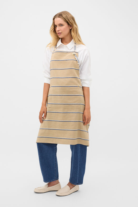 Isla Apron  Cashew Cream  hi-res