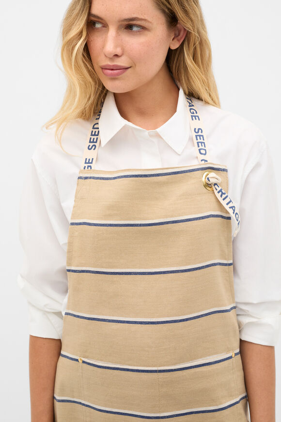 Isla Apron  Cashew Cream  hi-res