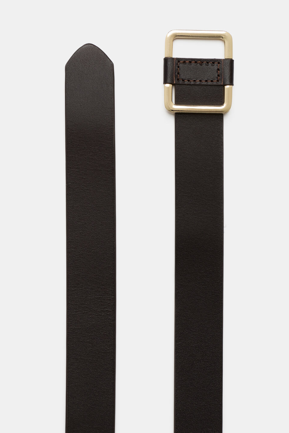 Naomi Leather Hip Belt  Chocolate