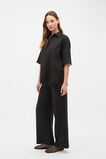 Core Linen Waisted Pant  Black  hi-res