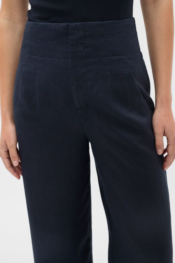 Core Linen Waisted Pant  Twilight Blue  hi-res