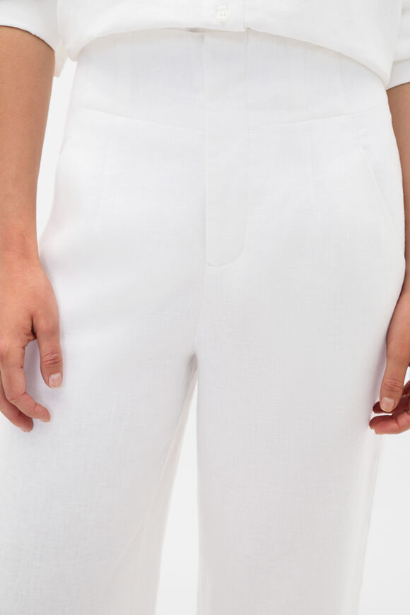 Core Linen Waisted Pant  Whisper White  hi-res