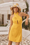 Linen Halter Mini Dress  Sundaze  hi-res