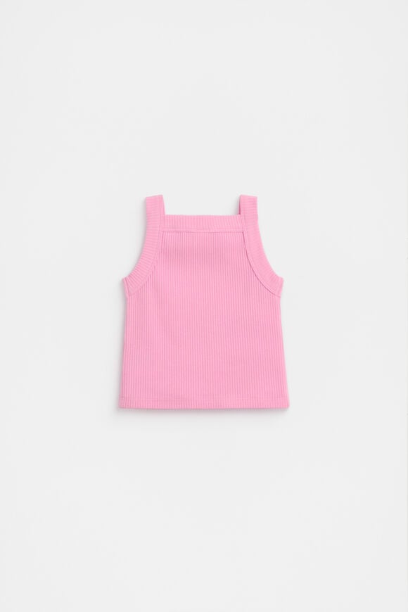 Core Logo Rib Tank  Candy Pink  hi-res