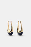 Resin Droplet Earring  Twilight Blue  hi-res