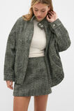 Textured Mini Skirt  Pale Slate Crossdye  hi-res