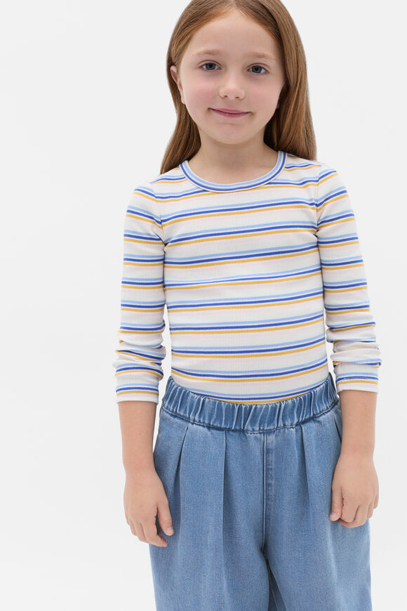 Stripe Rib Tee  Multi  hi-res