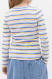 Stripe Rib Tee  Multi  hi-res