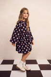 Cord Floral Dress  Cacao  hi-res