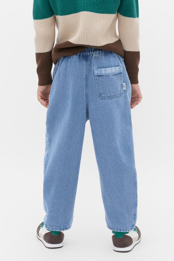 Two Tone Jean  Mid Blue  hi-res