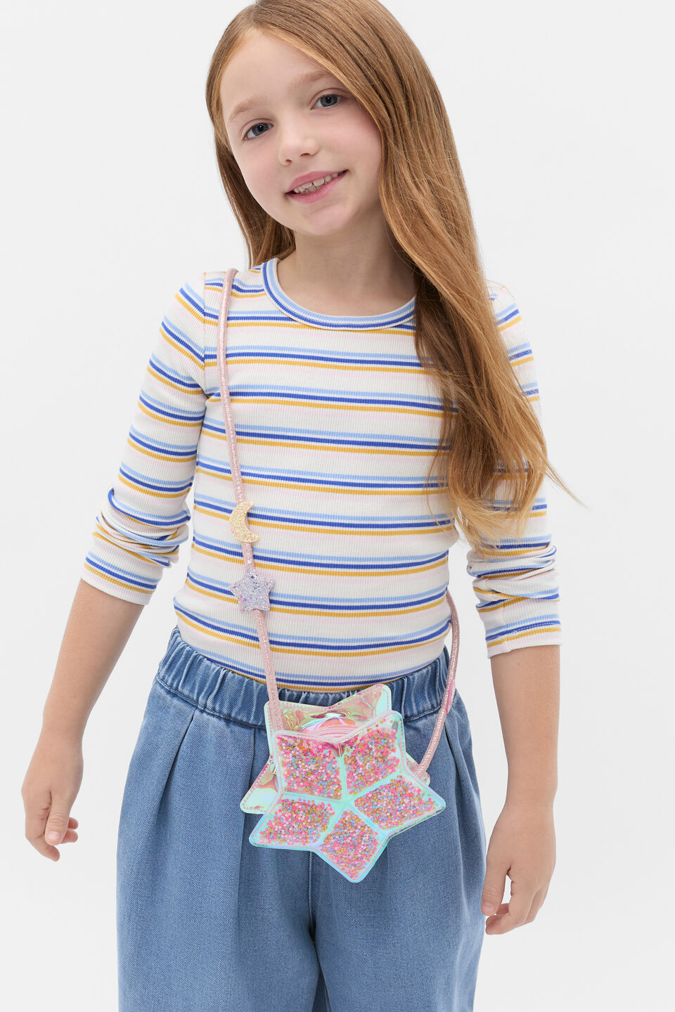 Tiny Star Confetti Bag  Pink Lemonade