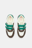 Retro Colourblock Jogger  Jungle Green Multi  hi-res