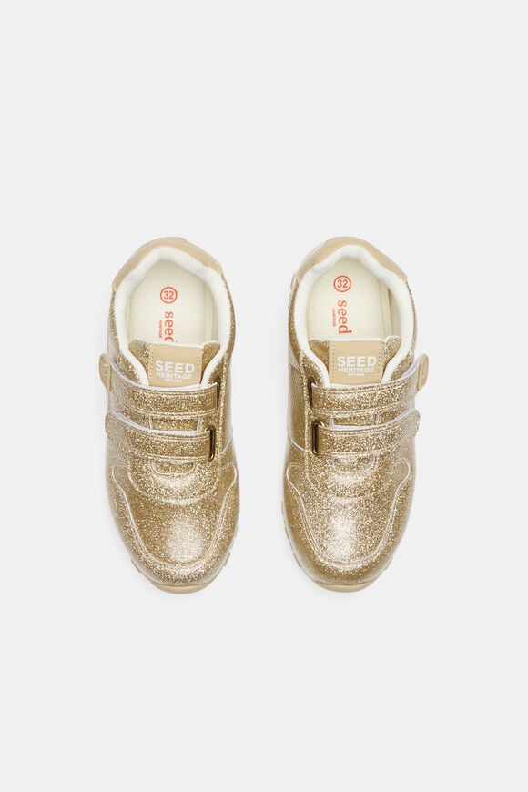 Retro Glitter Sneaker  Gold Glitter  hi-res