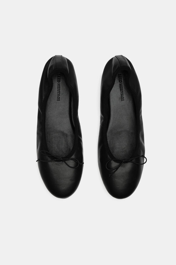 Rae Elasticated Ballet Flat  Black  hi-res