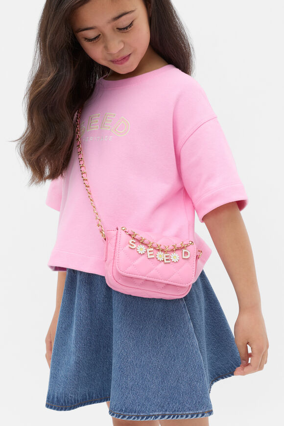 Flower Charm Bag  Candy Pink  hi-res