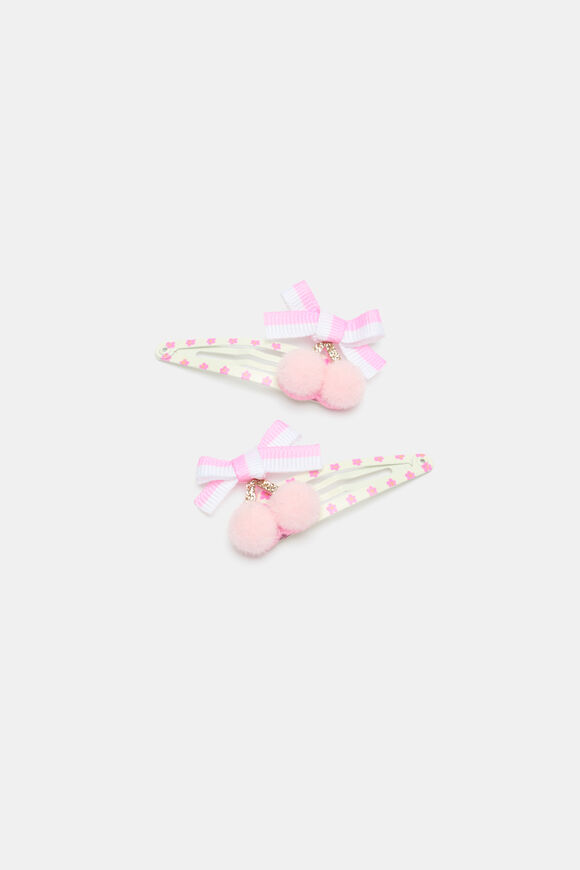 Cherry Pom Pom Snaps  Candy Pink  hi-res