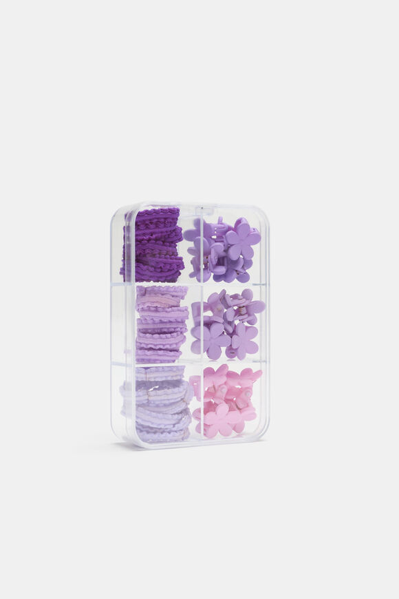 Clip and Elastic Pack  Purple  hi-res