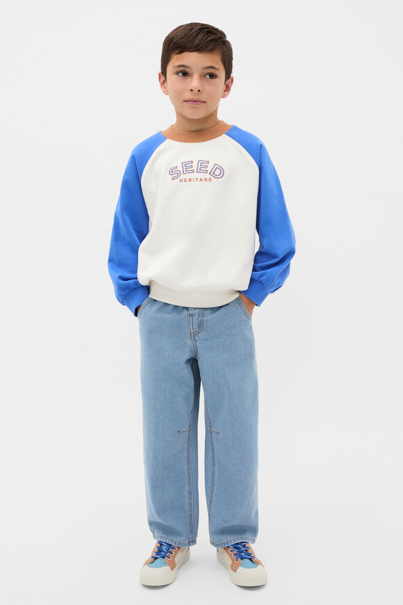 Raglan Logo Sweat  Classic Cream  hi-res