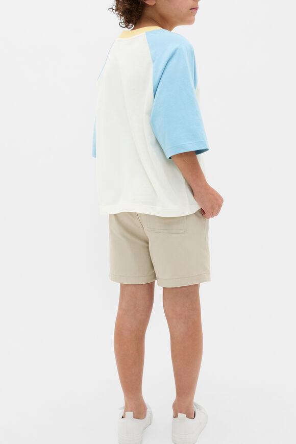Raglan Logo Tee  Nebula Blue  hi-res