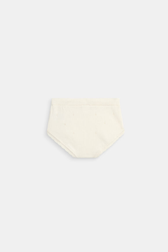 Pointelle Knit Bloomer  Classic Cream  hi-res