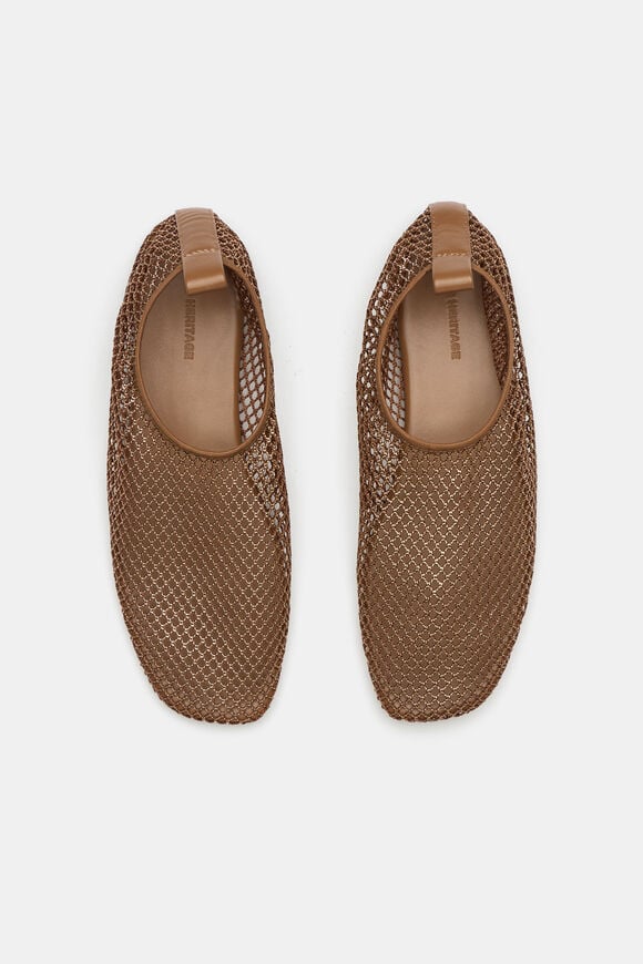 Luna Mesh Flat  Tan Gold  hi-res