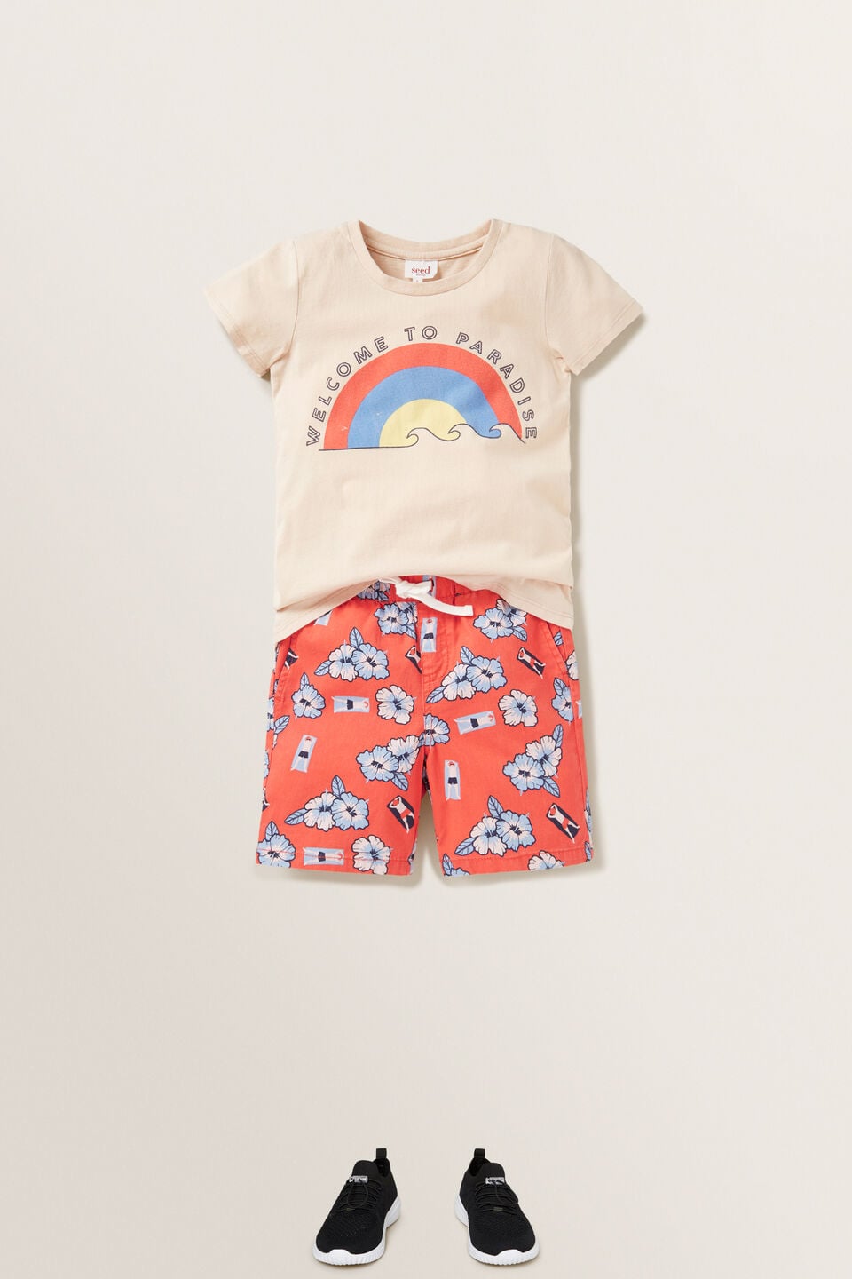 Vintage Print Short  