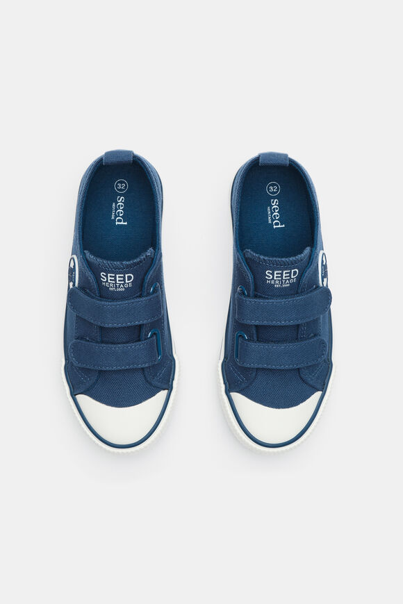 Quad Logo Sneaker  Washed Navy  hi-res