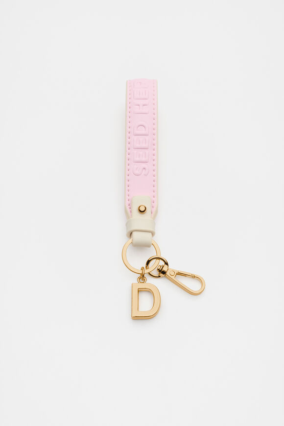 Initial Strap Keyring  D  hi-res