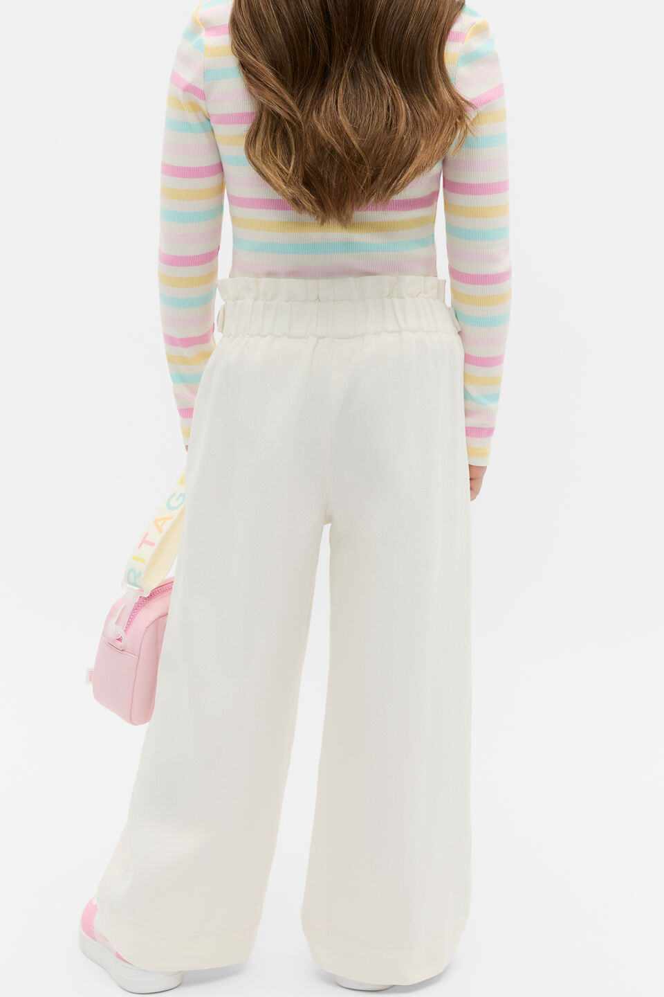 Wide Leg Denim Jean  Classic Cream