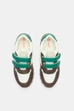 Retro Colourblock Jogger  Jungle Green Multi  hi-res