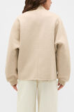 Relaxed Bomber Jacket  Wheat Marle  hi-res