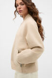 Relaxed Bomber Jacket  Wheat Marle  hi-res