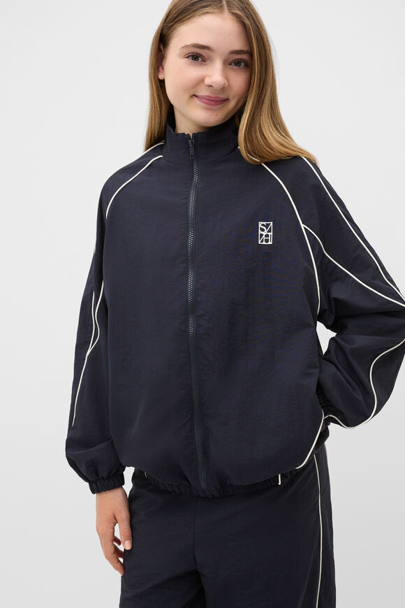 Piped Spray Jacket  New Navy  hi-res