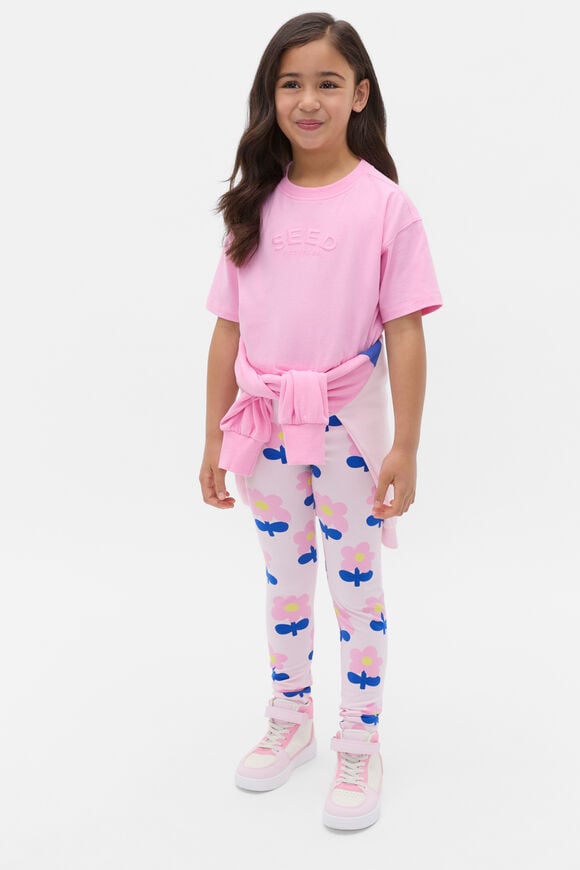 Floral Legging  Pink Lemonade  hi-res