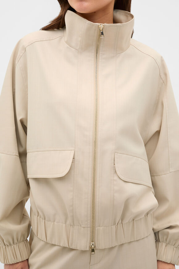 Suiting Bomber Jacket  Cashew Cream Crossdye  hi-res