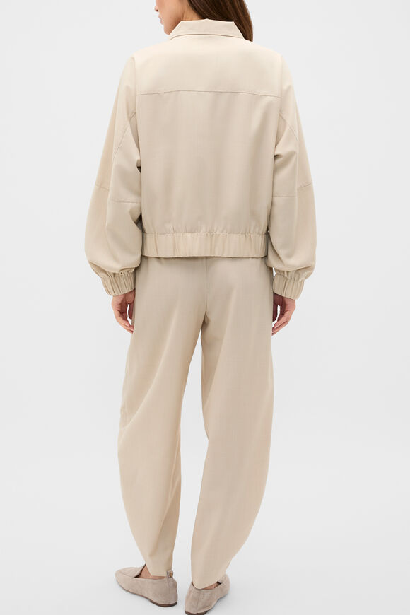 Suiting Bomber Jacket  Cashew Cream Crossdye  hi-res