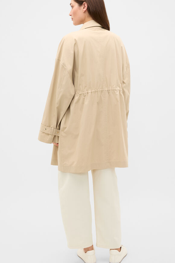 Casual Cotton Anorak Jacket  Cashew Cream  hi-res