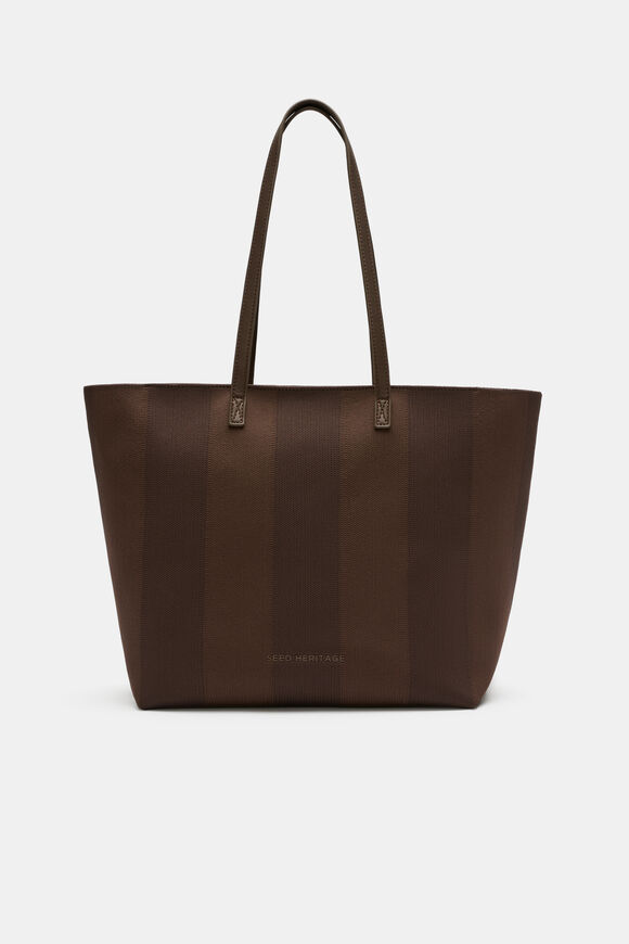 Knitted Carry All Tote  Chestnut  hi-res