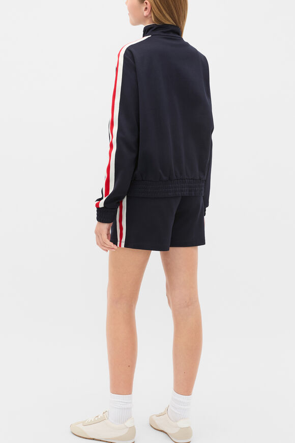 Retro Striped Jacket  New Navy  hi-res