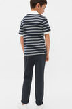 Core Boucle Knit Polo  Midnight Blue  hi-res