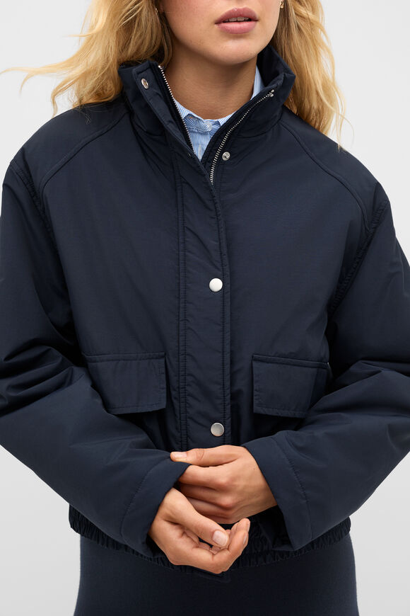 Relaxed Bomber Jacket  Twilight Blue  hi-res