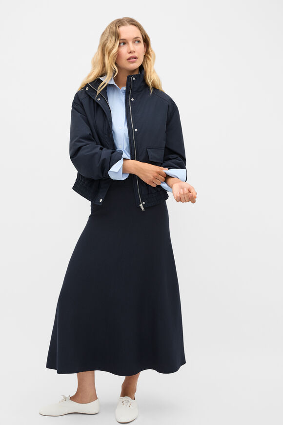Relaxed Bomber Jacket  Twilight Blue  hi-res