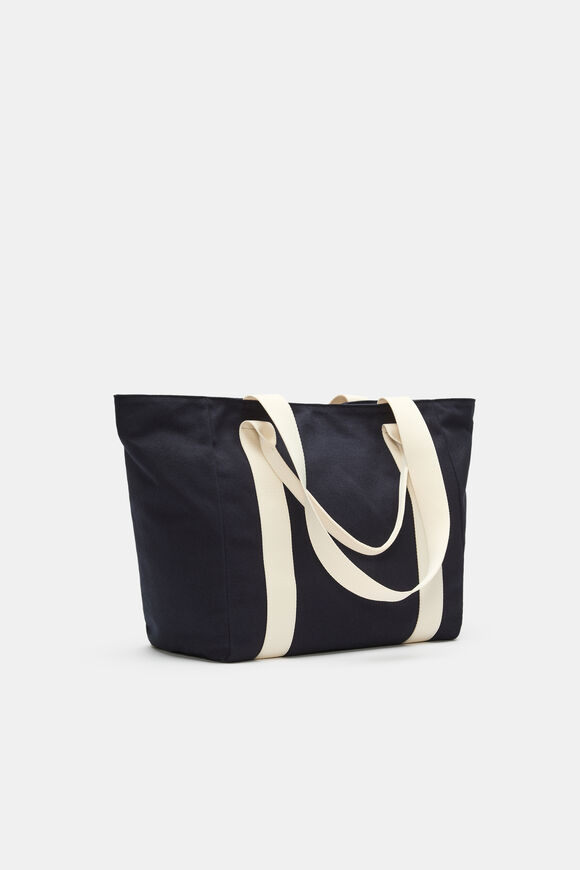 Canvas Weekend Tote  Twilight Blue  hi-res