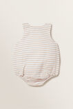 Natural Stripe Onesie    hi-res